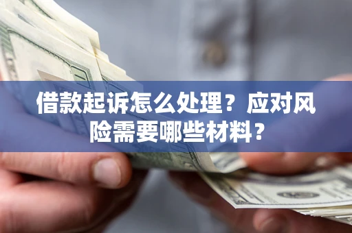 武汉借款起诉怎么处理？应对风险需要哪些材料？