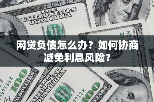 武汉网贷负债怎么办？如何协商减免利息风险？