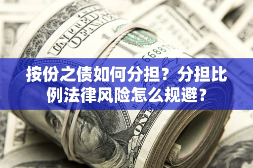 武汉按份之债如何分担？分担比例法律风险怎么规避？