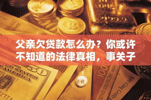 武汉父亲欠贷款怎么办？你或许不知道的法律真相，事关子女未来