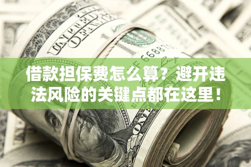 武汉借款担保费怎么算？避开违法风险的关键点都在这里！