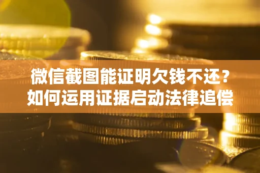 武汉微信截图能证明欠钱不还？如何运用证据启动法律追偿程序？