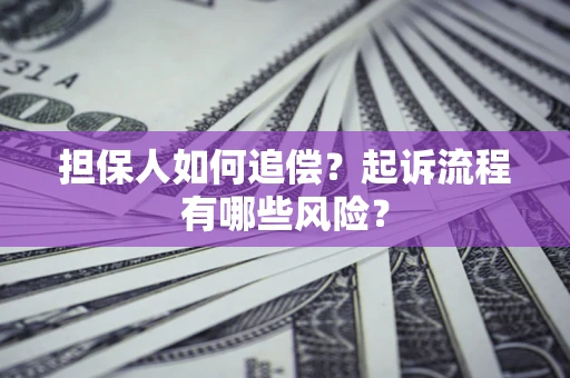 武汉担保人如何追偿？起诉流程有哪些风险？