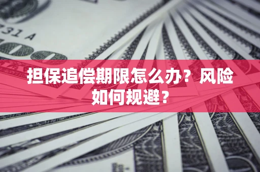 武汉担保追偿期限怎么办？风险如何规避？