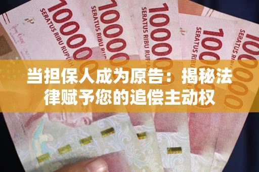 武汉当担保人成为原告：揭秘法律赋予您的追偿主动权